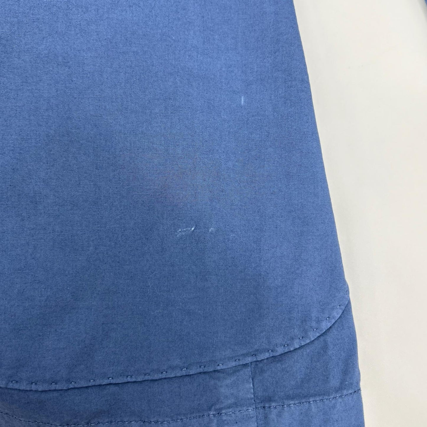 Bagutta Blue Stretch Cotton Double-breasted Jacket Size 48