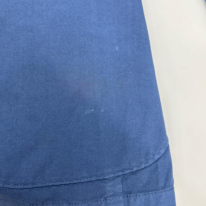 Bagutta Blue Stretch Cotton Double-breasted Jacket Size 48