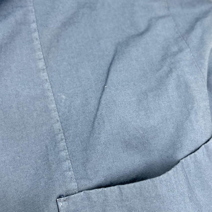 Bagutta Blue Stretch Cotton Double-breasted Jacket Size 48