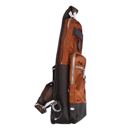 OROBIANCO SOLO TE Brown Nylon Body Bag Size 3L