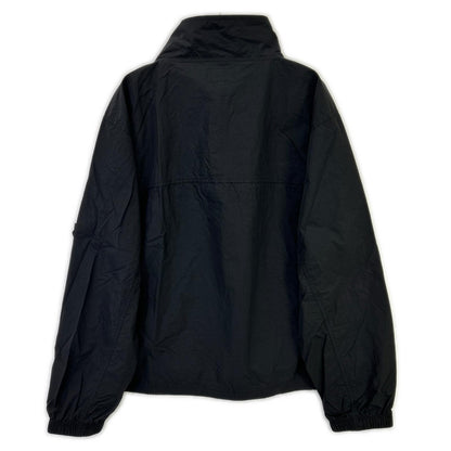 stussy Black Nylon Warm Up Pullover Jacket Size XL