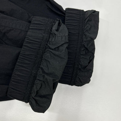 stussy Black Nylon Warm Up Pullover Jacket Size XL