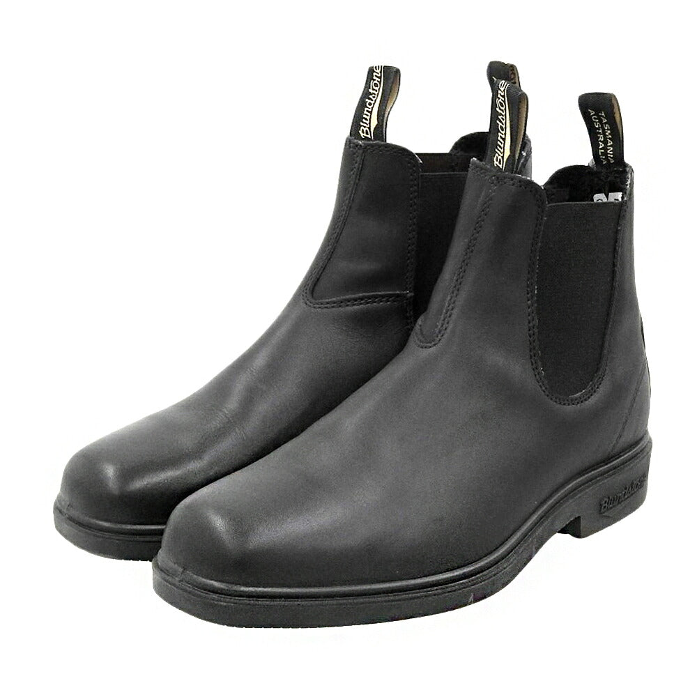 BLUNDSTONE Black Leather Square Toe Chelsea Boots Size 10