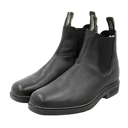 BLUNDSTONE Black Leather Square Toe Chelsea Boots Size 10
