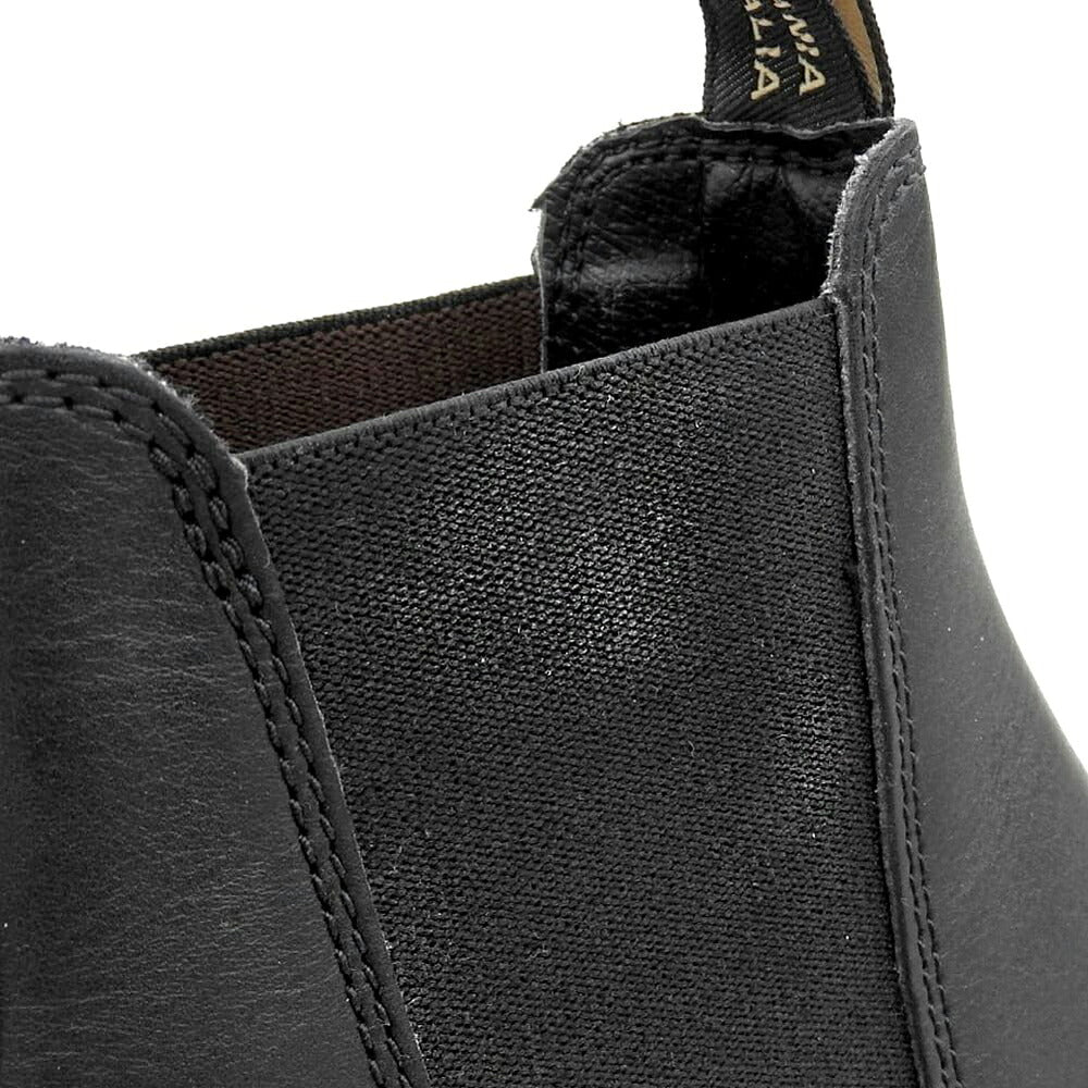 BLUNDSTONE Black Leather Square Toe Chelsea Boots Size 10