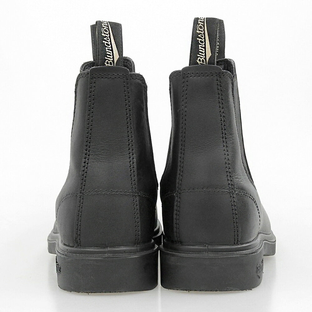 BLUNDSTONE Black Leather Square Toe Chelsea Boots Size 10