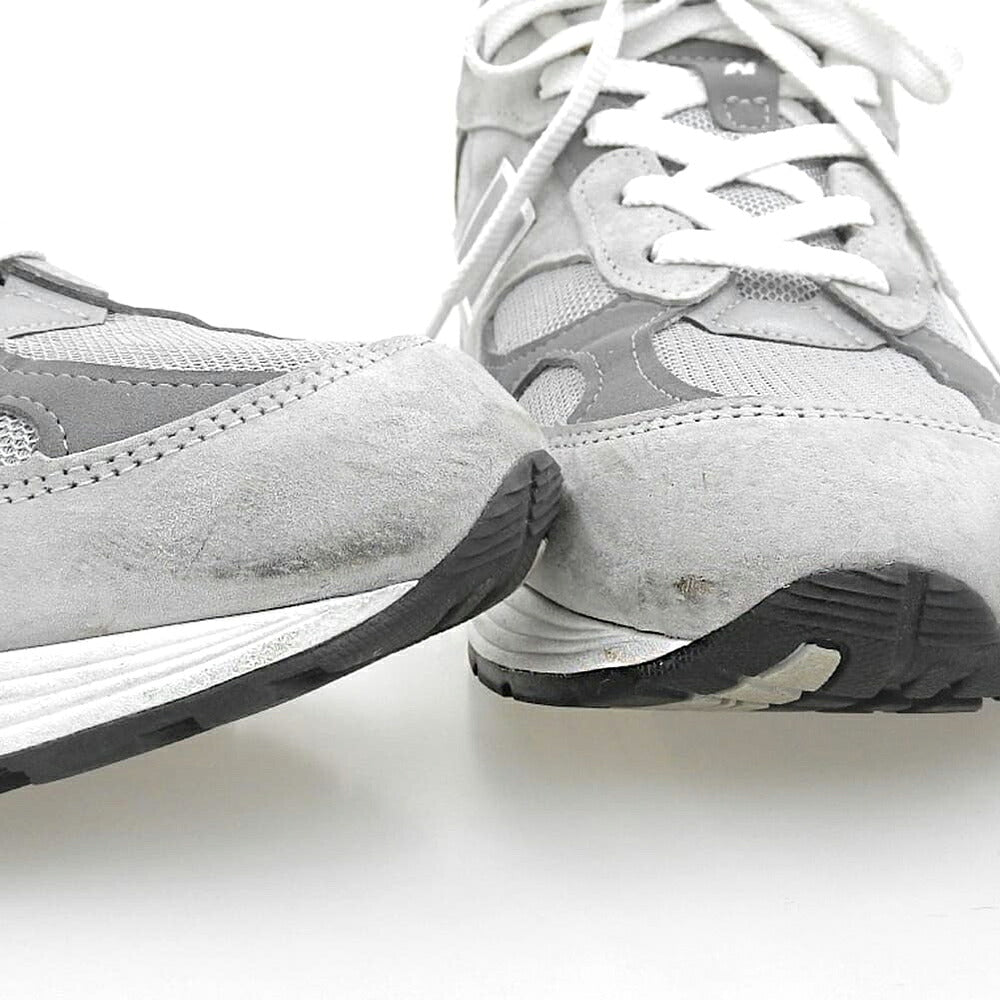 NEW BALANCE 21FW M992GR Gray Suede Sneakers Size 13(US)