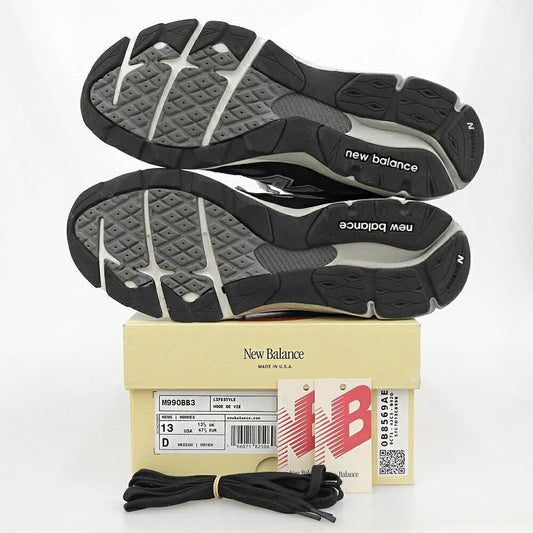 NEW BALANCE 21FW M990BB3 Black/Brown Sneakers Size 13(US)