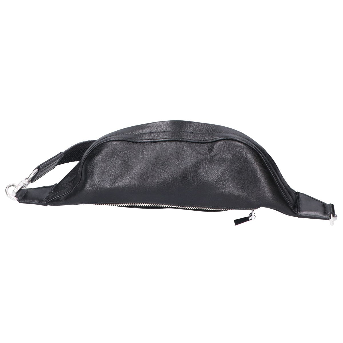 aniary 01-07003 Black Leather Body Bag Size ONE SIZE