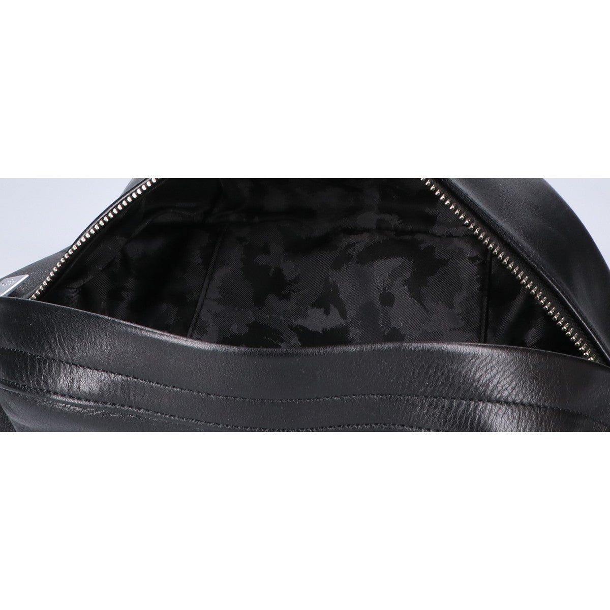 aniary 01-07003 Black Leather Body Bag Size ONE SIZE