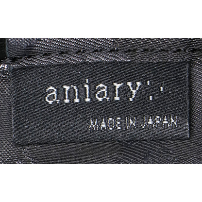 aniary 01-07003 Black Leather Body Bag Size ONE SIZE