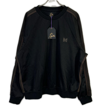 NEPENTHES PU272 Track Crewneck Shirt Black/Brown Size XL