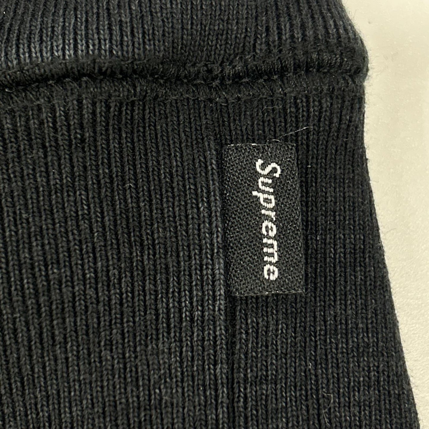 Supreme 23AW Black Varsity Cotton Hoodie