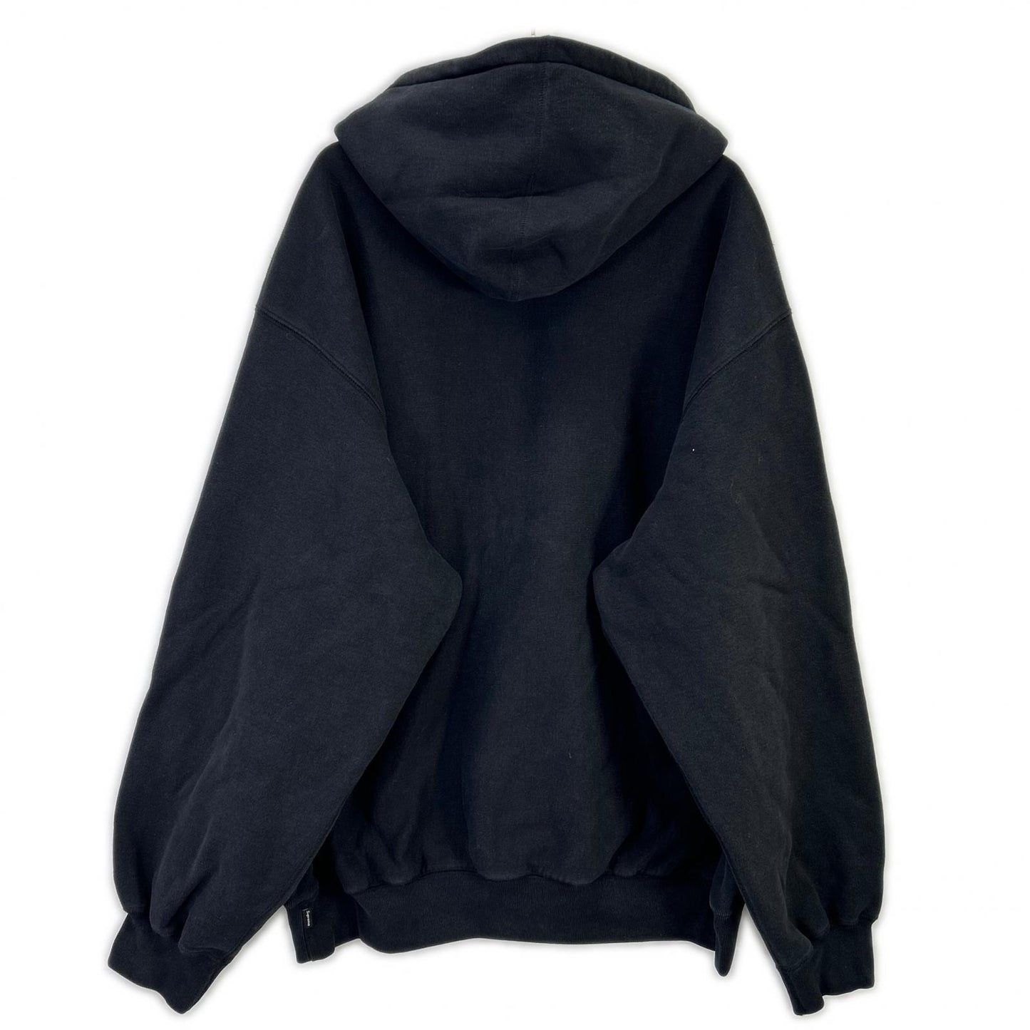Supreme 23AW Black Varsity Cotton Hoodie