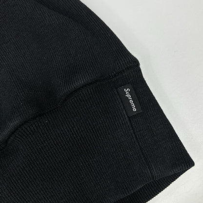 Supreme 23AW Black Varsity Cotton Hoodie