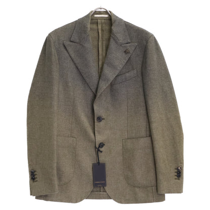 Gabriele Pasini Peaked Lapel Cashmere Jacket Gray Size 48