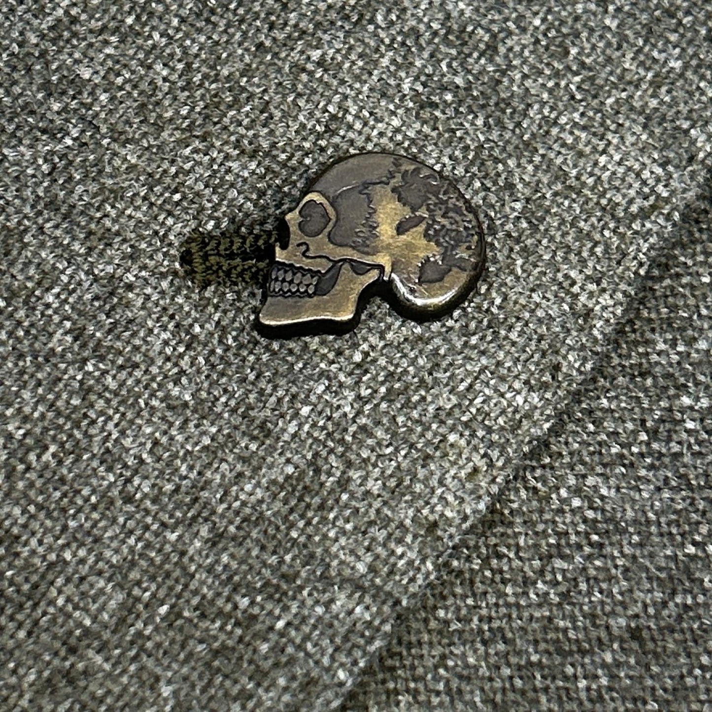 Gabriele Pasini Peaked Lapel Cashmere Jacket Gray Size 48