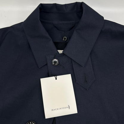 MACKINTOSH New Dunkeld Rubberized Coat Navy Size 38