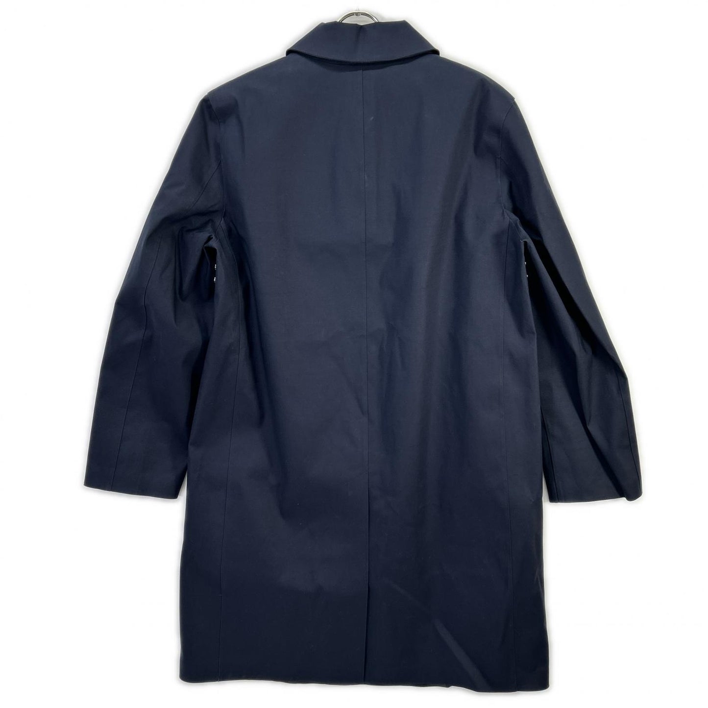 MACKINTOSH New Dunkeld Rubberized Coat Navy Size 38