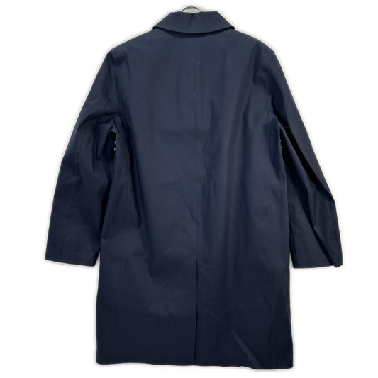 MACKINTOSH New Dunkeld Rubberized Coat Navy Size 38