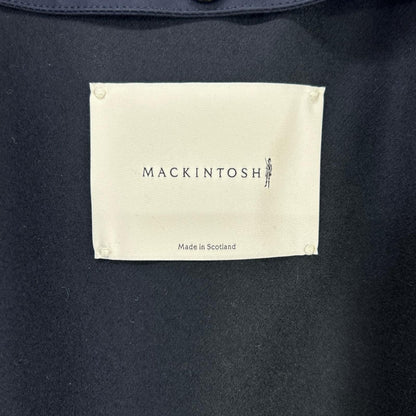 MACKINTOSH New Dunkeld Rubberized Coat Navy Size 38
