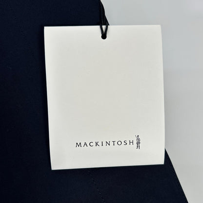 MACKINTOSH New Dunkeld Rubberized Coat Navy Size 38