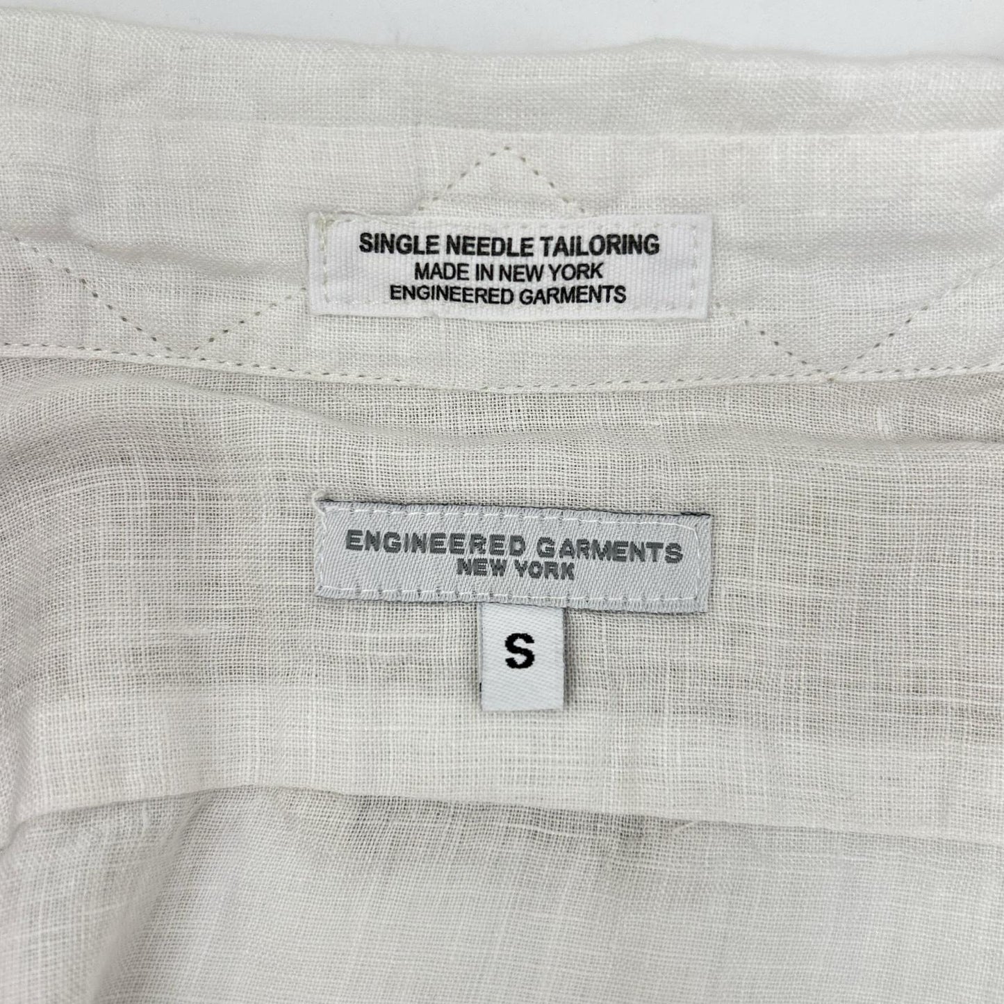 Engineered Garments Colorblock Linen Shirt Size S