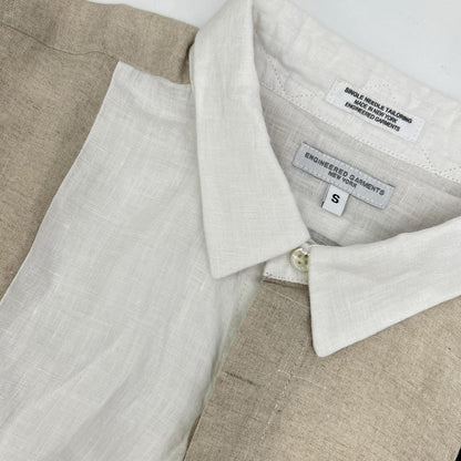 Engineered Garments Colorblock Linen Shirt Size S