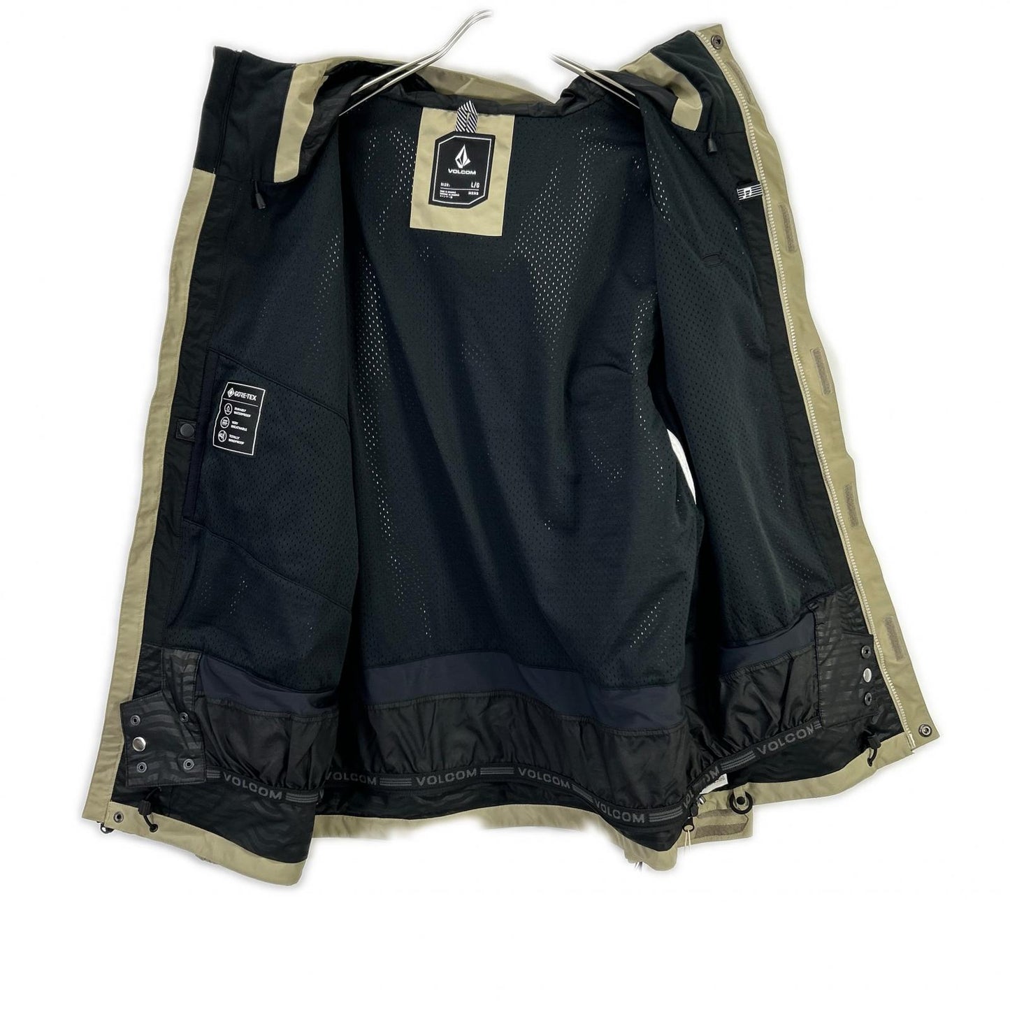 VOLCOM MSG G0652605 Gore-Tex Jacket Beige Size L/G