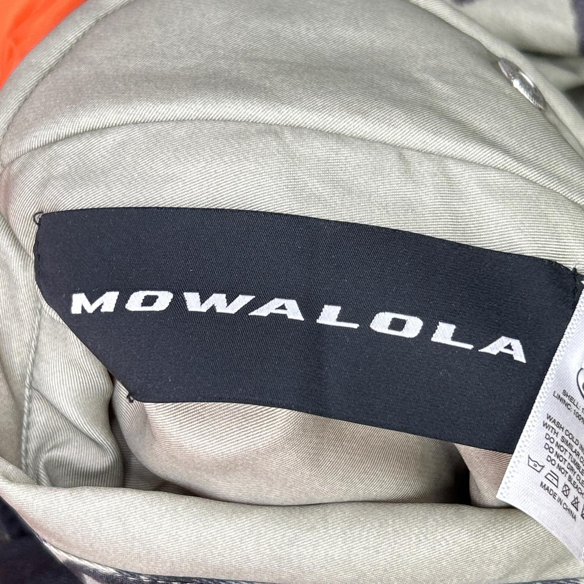 MOWALOLA 25AW Khaki Graffiti Bomber MA-1 Jacket Size L