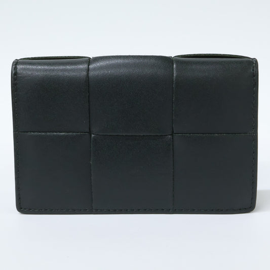 BOTTEGA VENETA Cassette Card Holder Green Card Case Size ONE SIZE