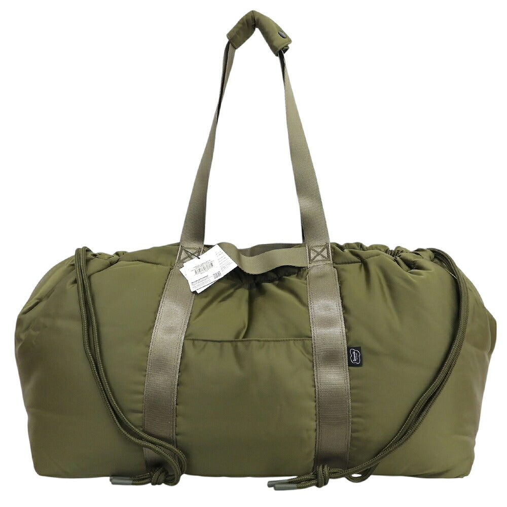 yosemite Drawstring Nylon Tote Bag Khaki Size L