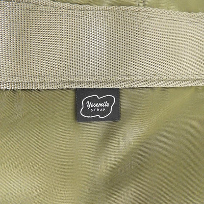 yosemite Drawstring Nylon Tote Bag Khaki Size L