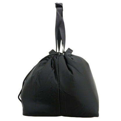Yosemite Black Nylon Drawstring Tote Bag Size L