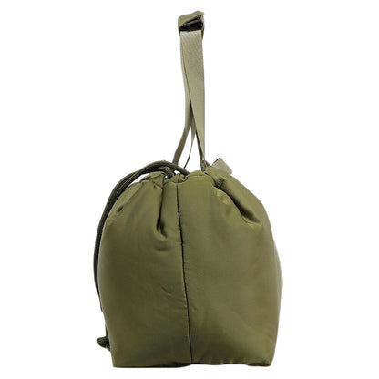 Yosemite Khaki Nylon Drawstring Tote Bag Size M