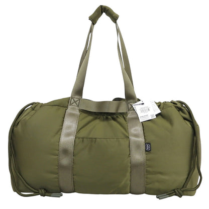 Yosemite Khaki Nylon Drawstring Tote Bag Green Size M