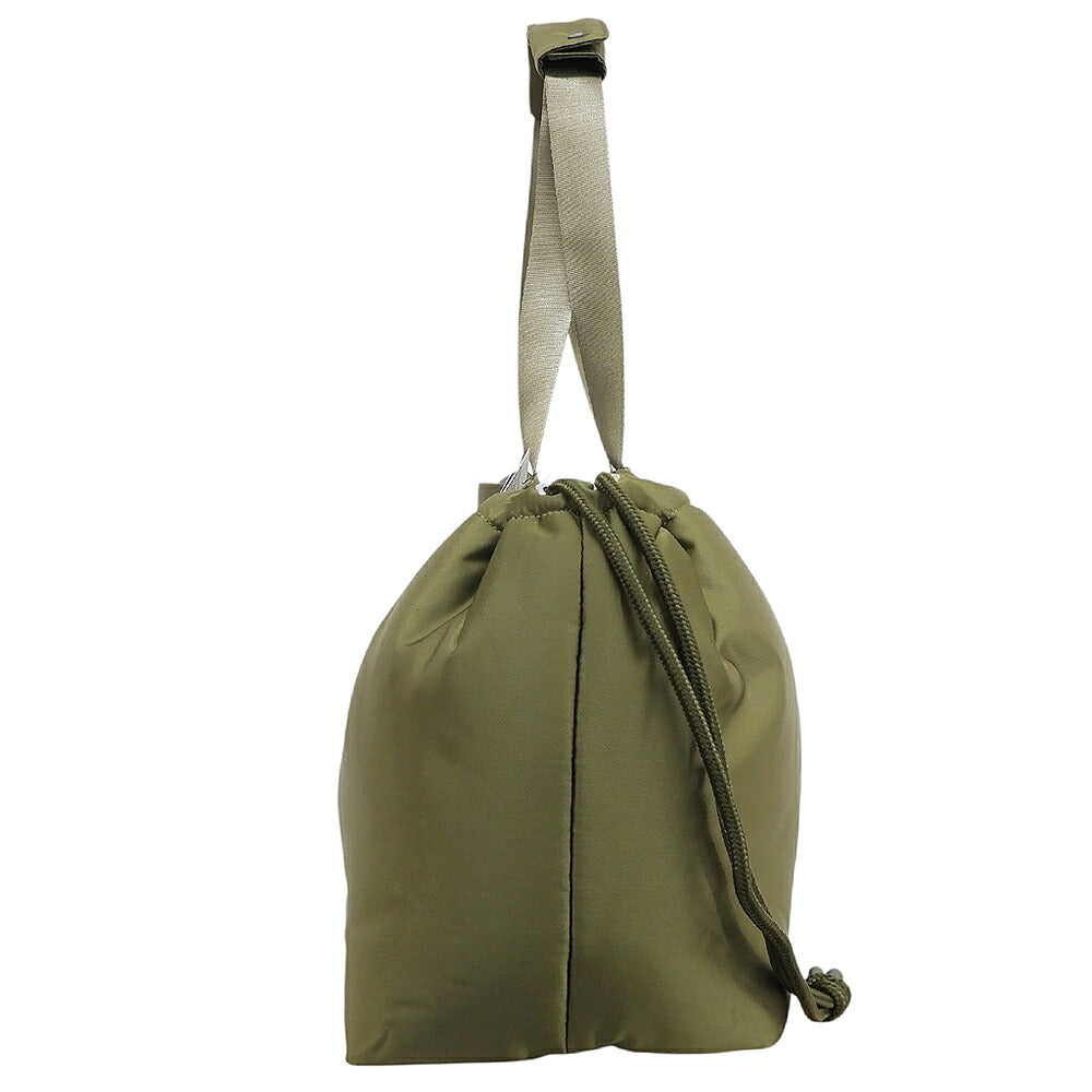 Yosemite Khaki Nylon Drawstring Tote Bag Green Size M