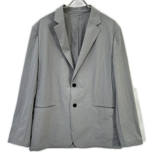 Theory 25SS Gray Seersucker 2B Blazer Size 42