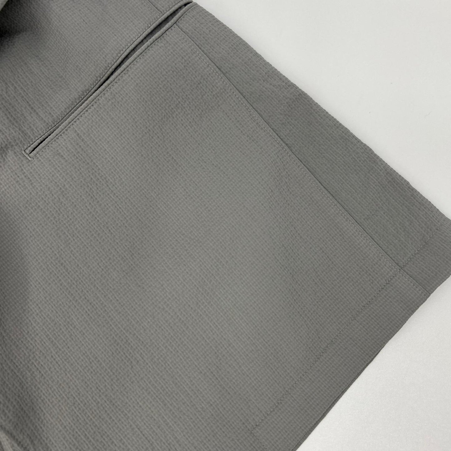 Theory 25SS Gray Seersucker 2B Blazer Size 42