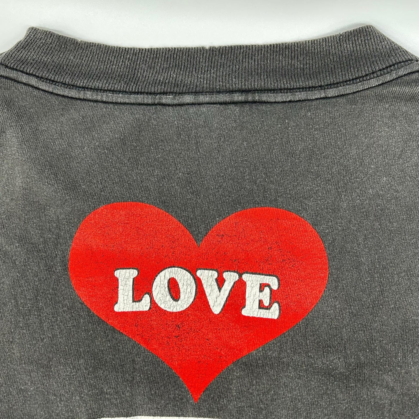 SAINT MICHAEL Charcoal Cotton Long Sleeve Tee SM-YS1-014 Size XL