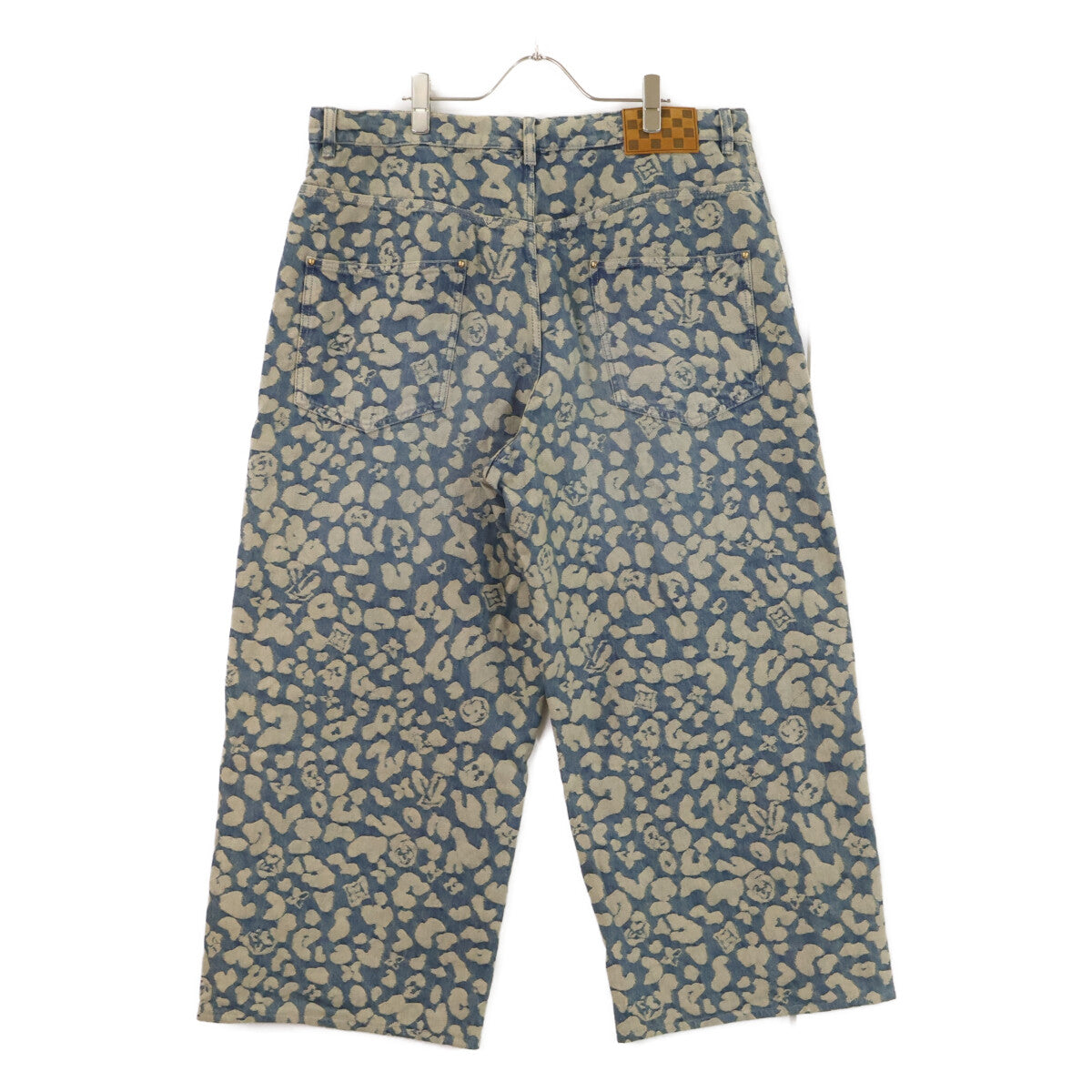 LOUIS VUITTON 25AW All-Over Jacquard Workwear Denim Size 38