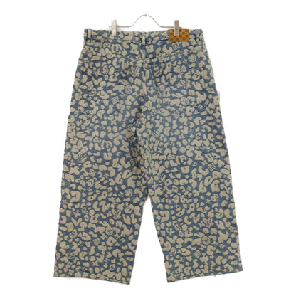 LOUIS VUITTON 25AW All-Over Jacquard Workwear Denim Size 38