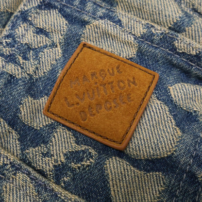 LOUIS VUITTON 25AW All-Over Jacquard Workwear Denim Size 38