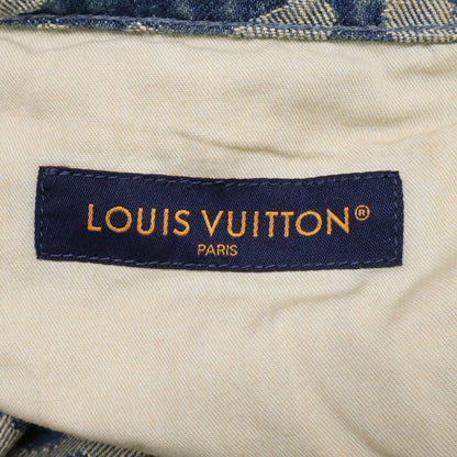 LOUIS VUITTON 25AW All-Over Jacquard Workwear Denim Size 38
