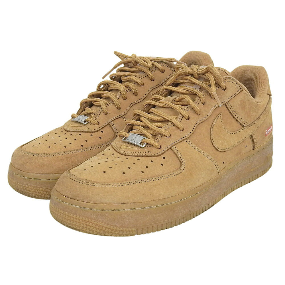 NIKE Camel Suede Air Force 1 Low Sneakers Size 9(US)