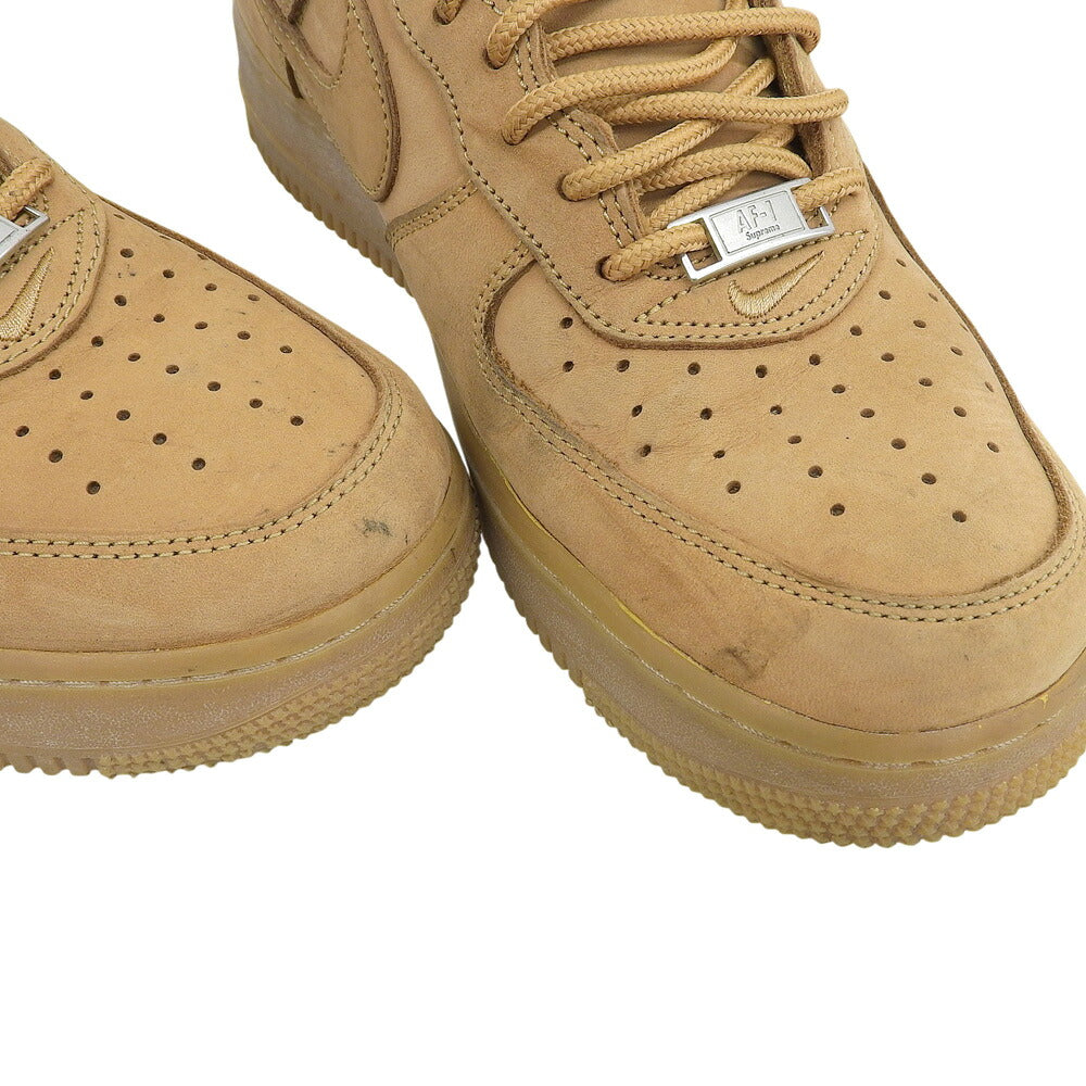 NIKE Camel Suede Air Force 1 Low Sneakers Size 9(US)