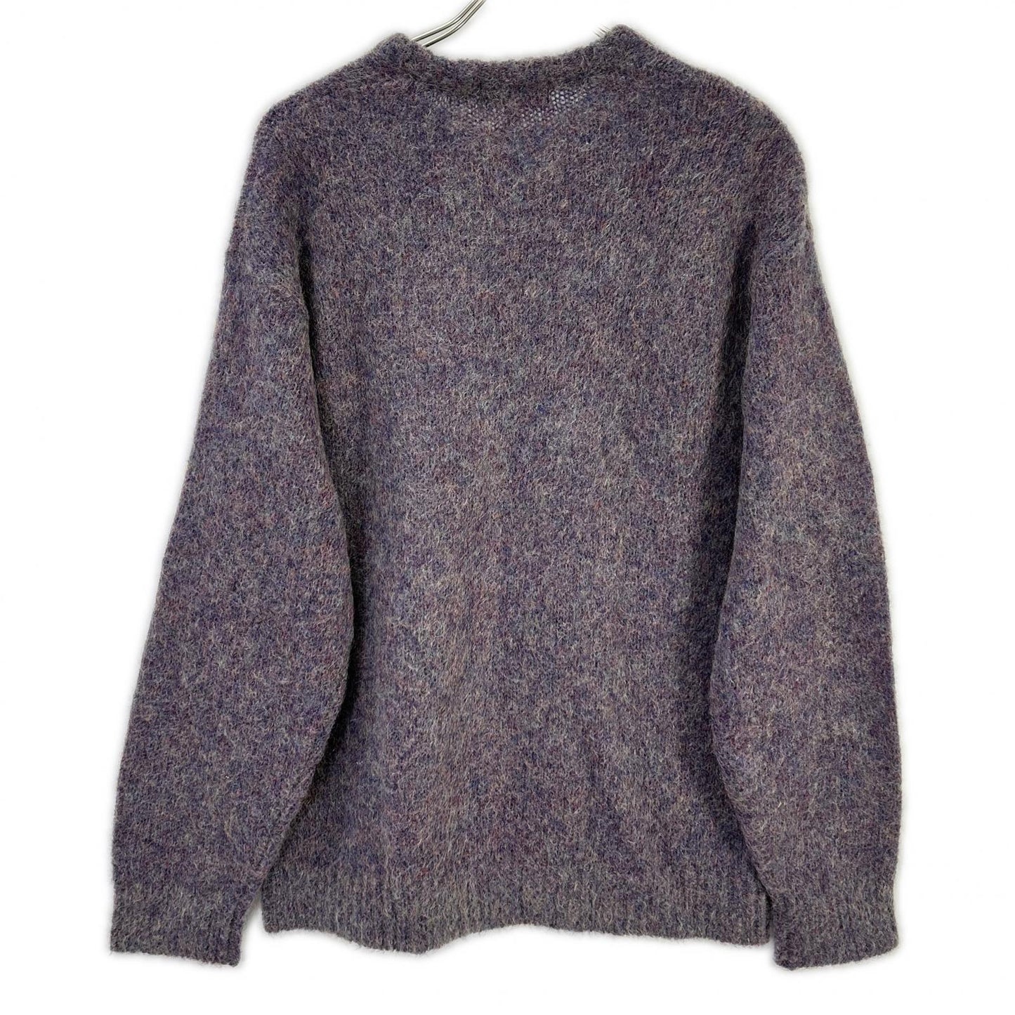 Supreme Purple Nylon Mohair Knit Sweater Size M