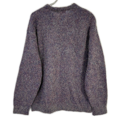 Supreme Purple Nylon Mohair Knit Sweater Size M