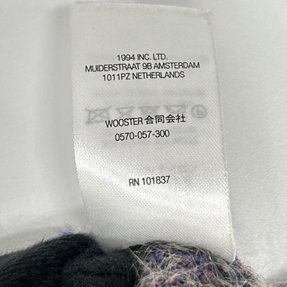 Supreme Purple Nylon Mohair Knit Sweater Size M