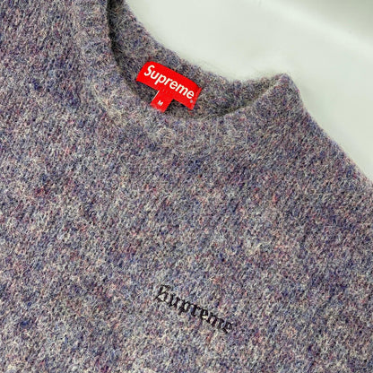 Supreme Purple Nylon Mohair Knit Sweater Size M